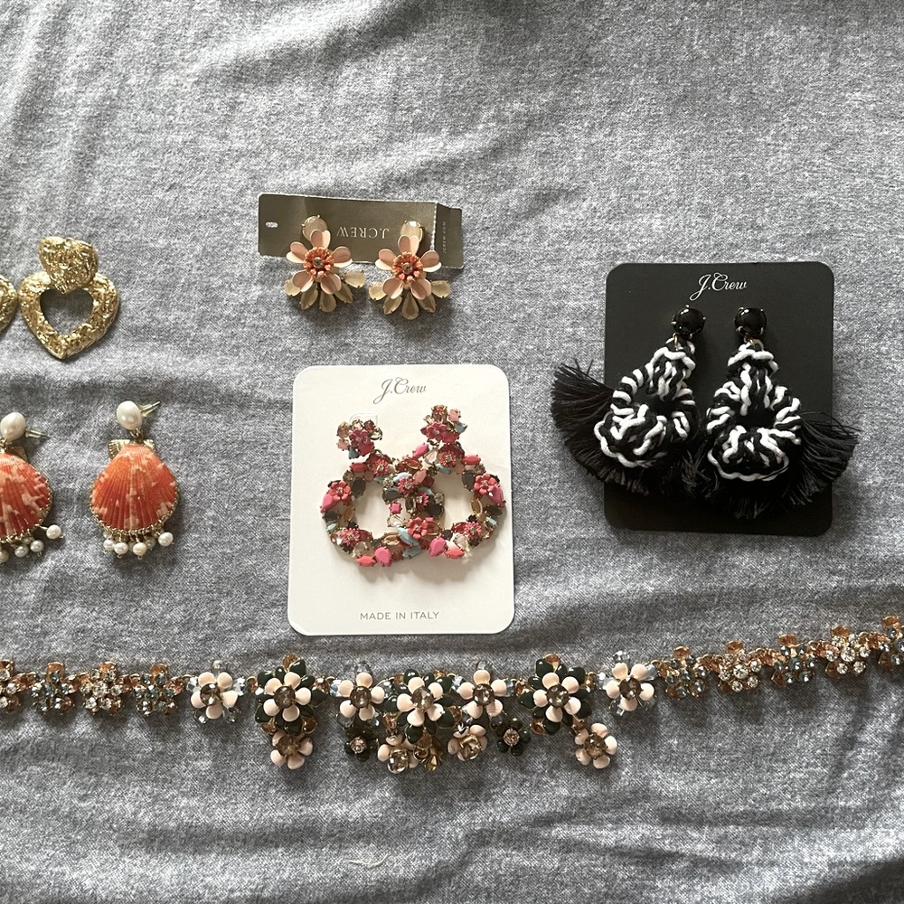 Summer Earrings (Mercedes Salazar, J Crew, Zara)